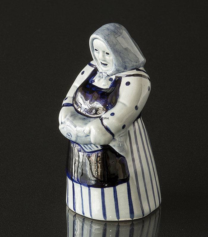 Figur af fiskerkone keramik, Søholm