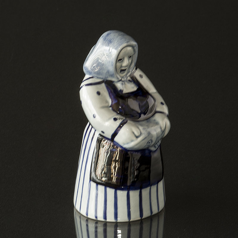 Figur af fiskerkone keramik, Søholm