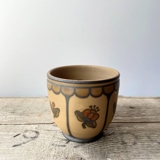 Hjorth Vase Nr. 64 mit Dekoration, Bornholmer Keramik