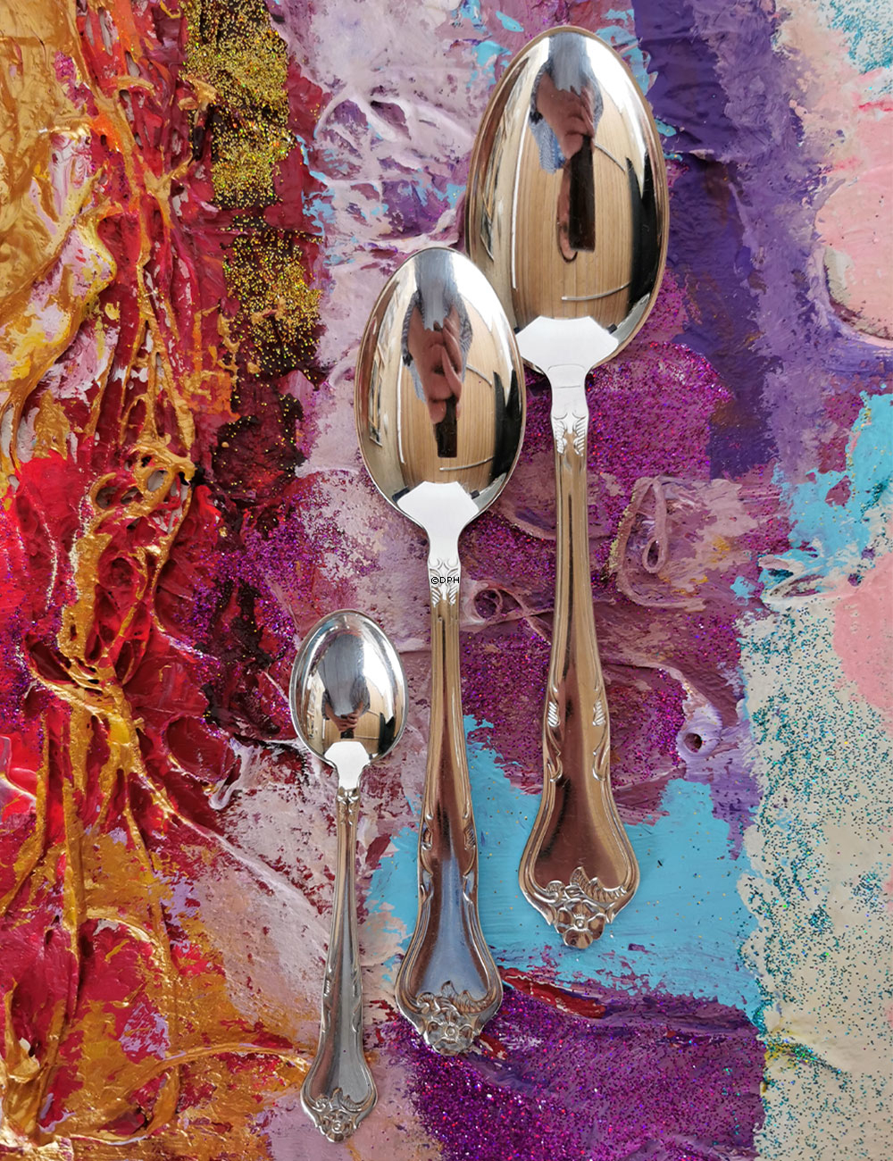 Cohr Denmark Atla Riberhus sølvplet bestik, 131 dele