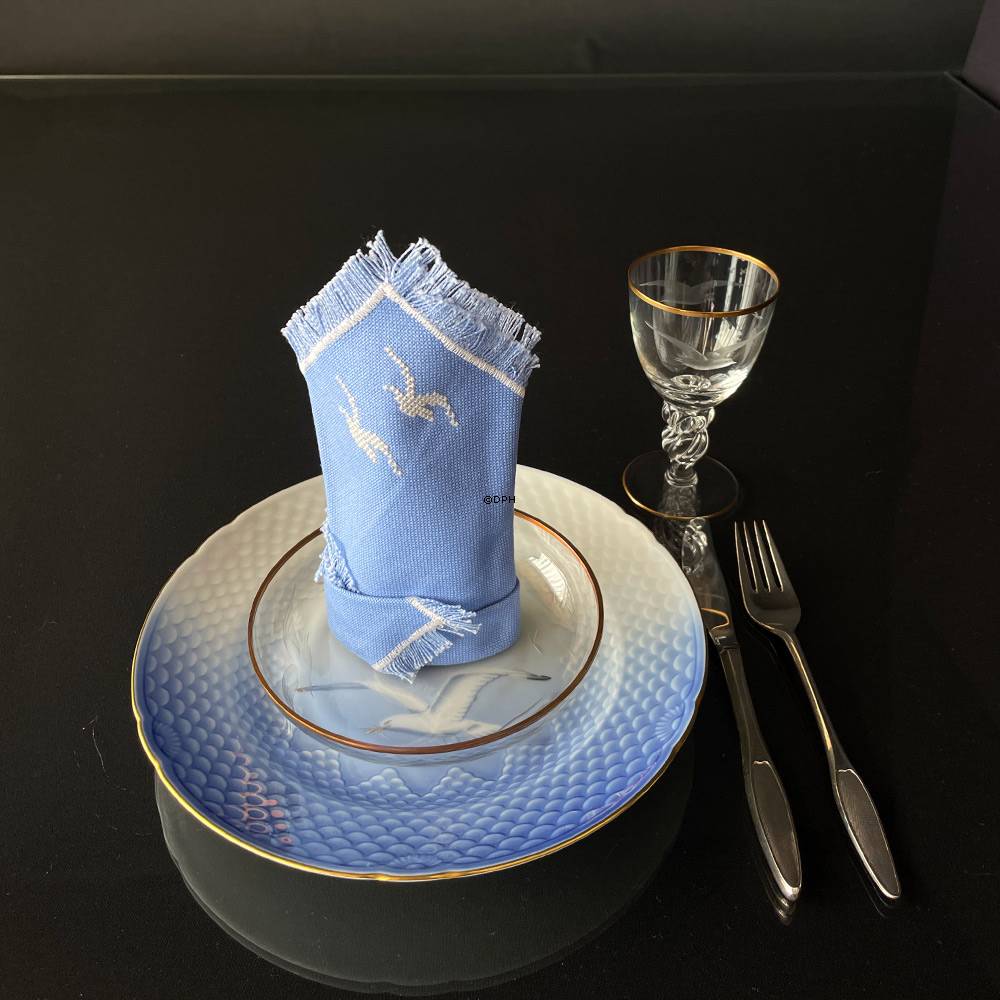 Lyngby måge dessert asiet/skål