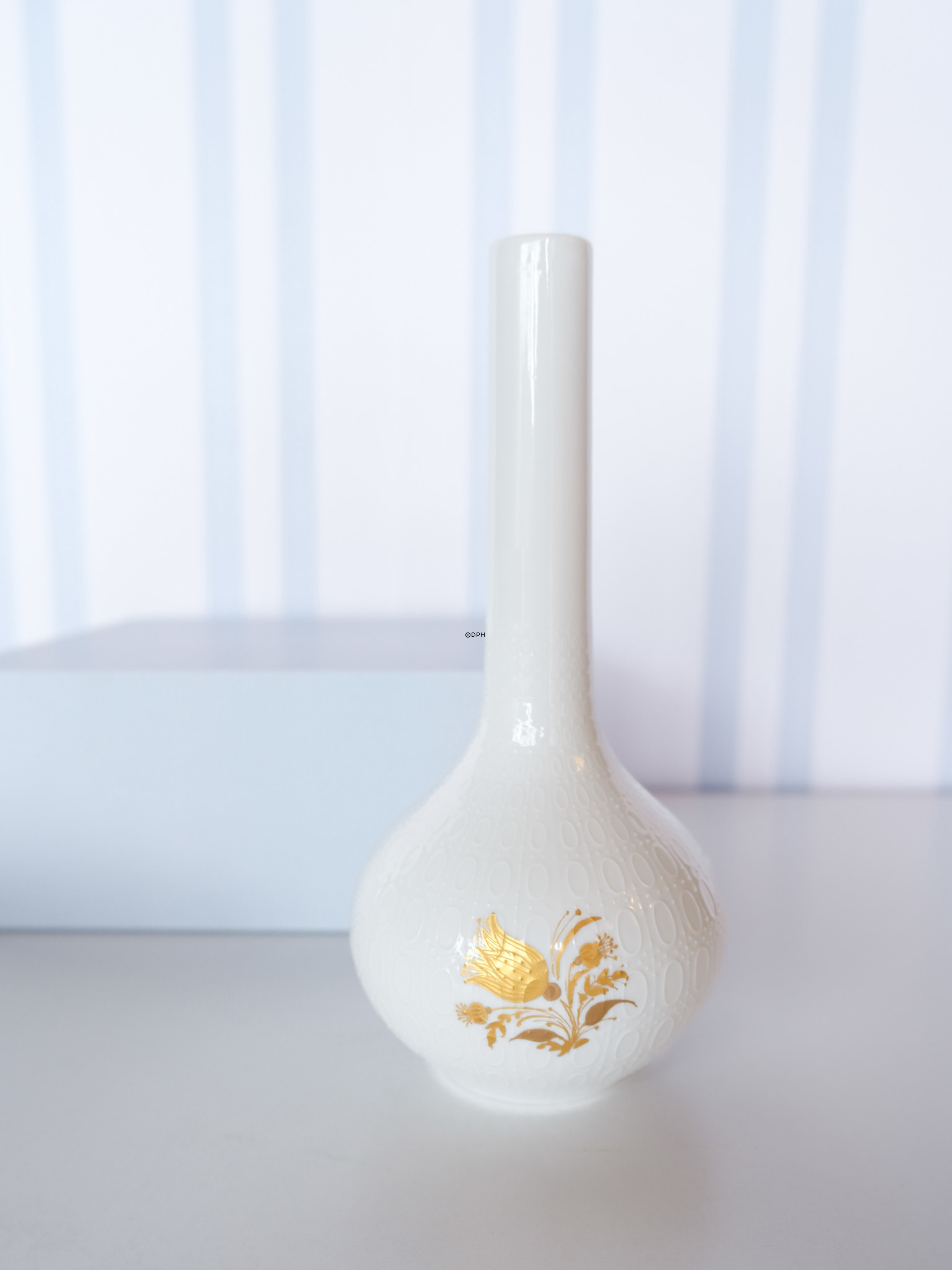 Vase Rosenthal Studio-Linie, hvid med guld
