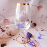 Glas med guldkant