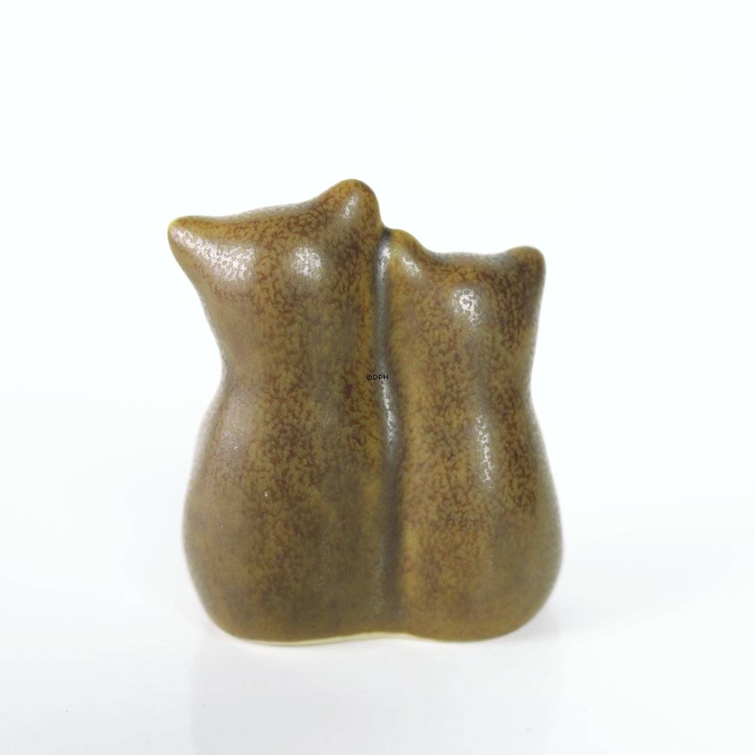 To Bjørneunger, Figur af Knud Basse H17cm