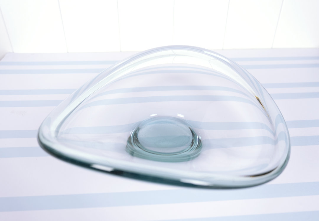 Holmegaard Selandia fad, klar, stor