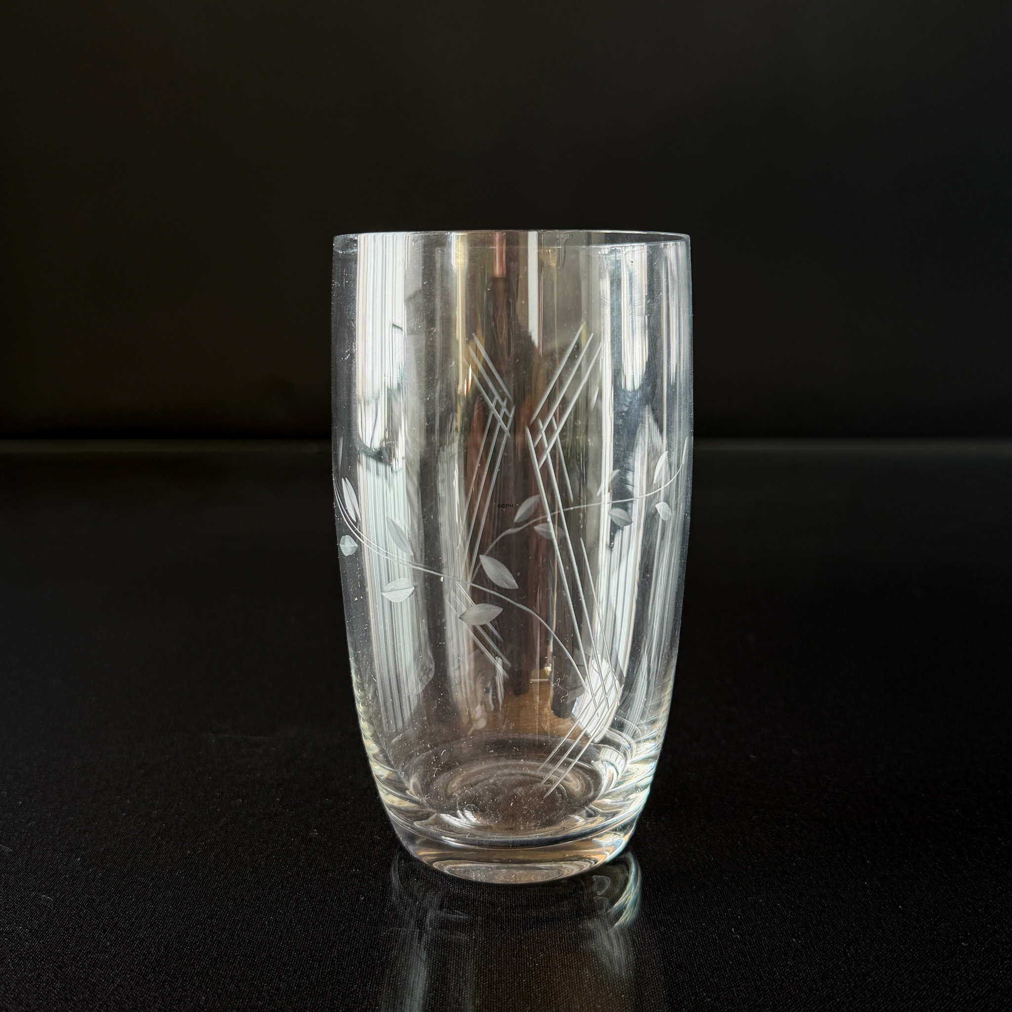 Vand / Jouice glas med udskæring