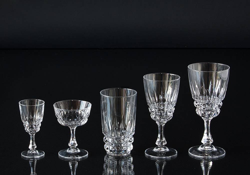 Likørglas, Pompadour, Cristal D'Arque