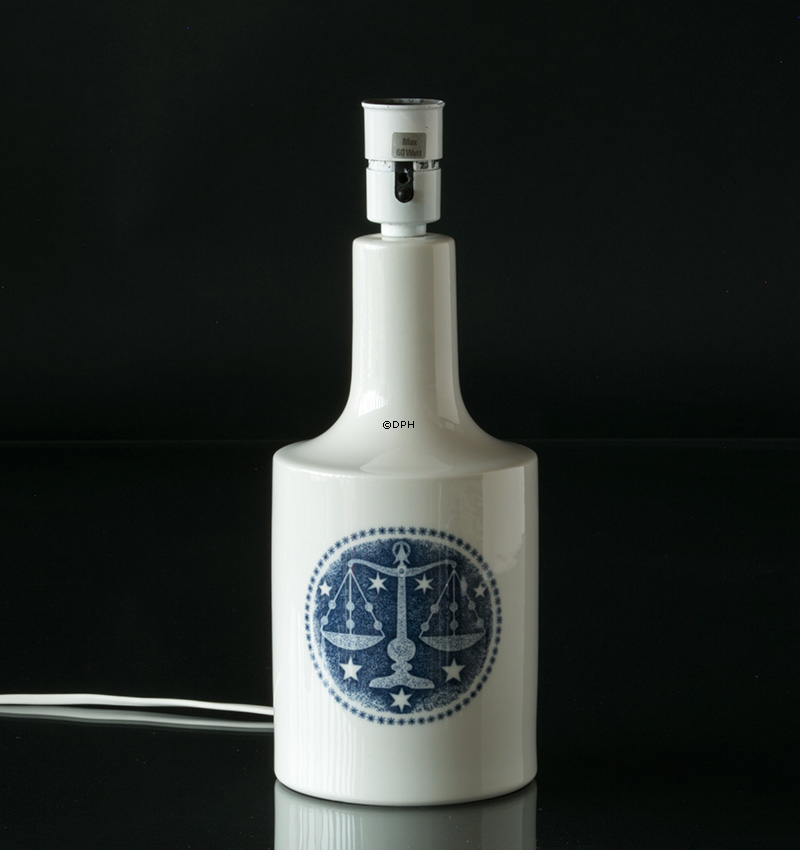 Stjernetegnslampe Vægten Royal Copenhagen F&M