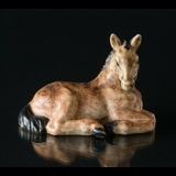 Føl (Hest) liggende, Keramik