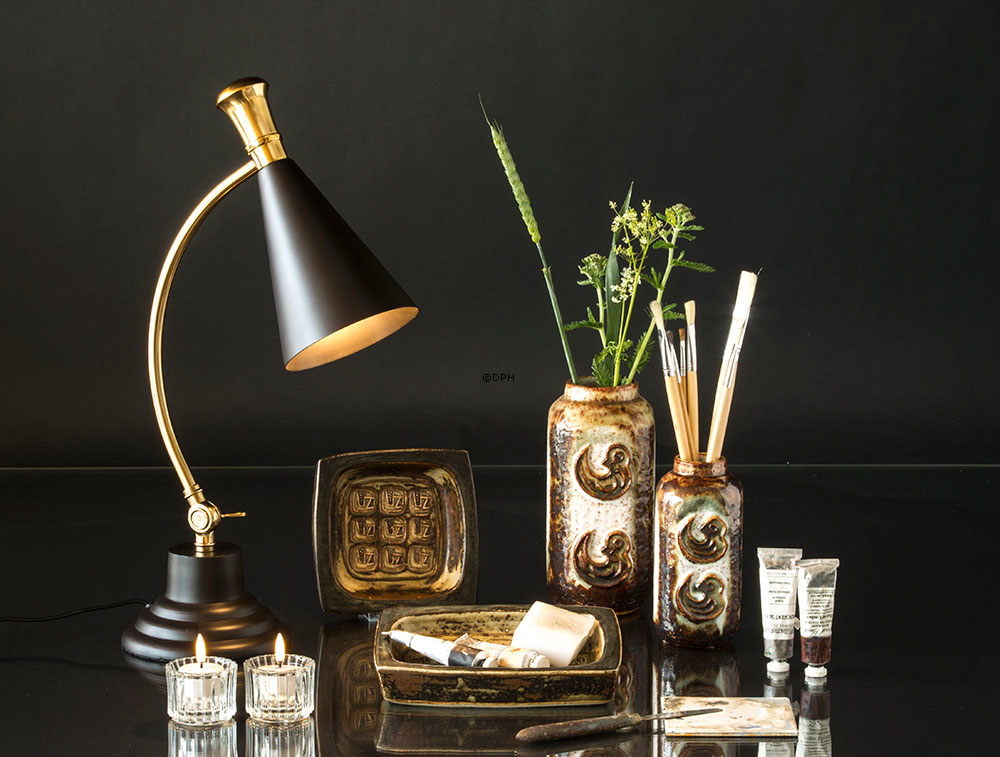 Kingo Keramik vase med fugle nr. 6320