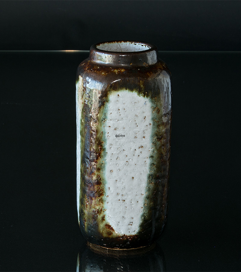 Kingo Keramik vase med fugle nr. 6320