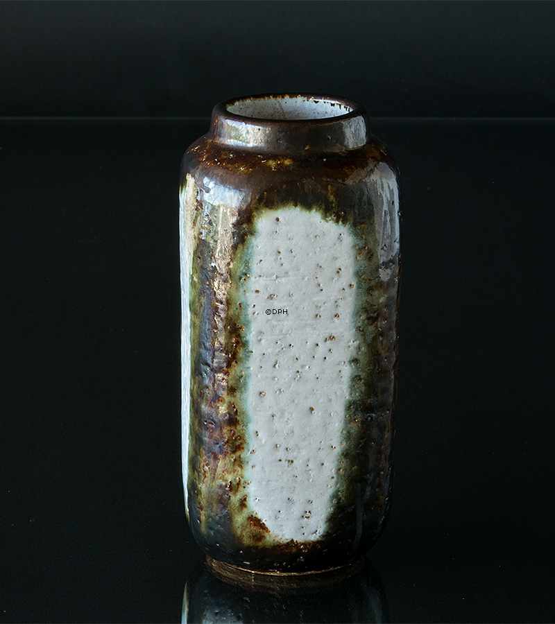 Kingo Keramik vase med fugle nr. 6320