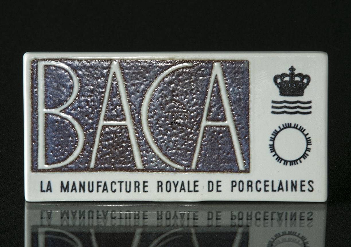 Royal Copenhagen BACA skilt