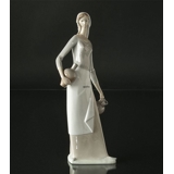 Lladro Nao figur af kvinde med potter