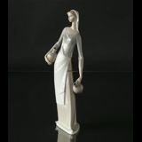 Lladro Nao figur af kvinde med potter