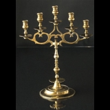 Old ore candlestick with 5 arms, 40 cm