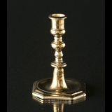 Old brass candle sticks 14 cm - set of 2