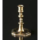 Gamle messing lysestager 14 cm - Sæt af 2