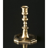 Old brass candle sticks 14 cm - set of 2