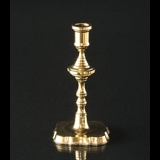 Christiansfelder Brass candlestick, Vintage brass candlestick 17 cm