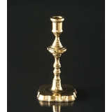 Christiansfelder Kerzenhalter aus Messing, Vintage 17 cm