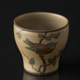 Hjort vase no. 86 with bird on branch