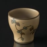 Hjort vase no. 86 with bird on branch