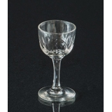 Schnapps glass with carvings
