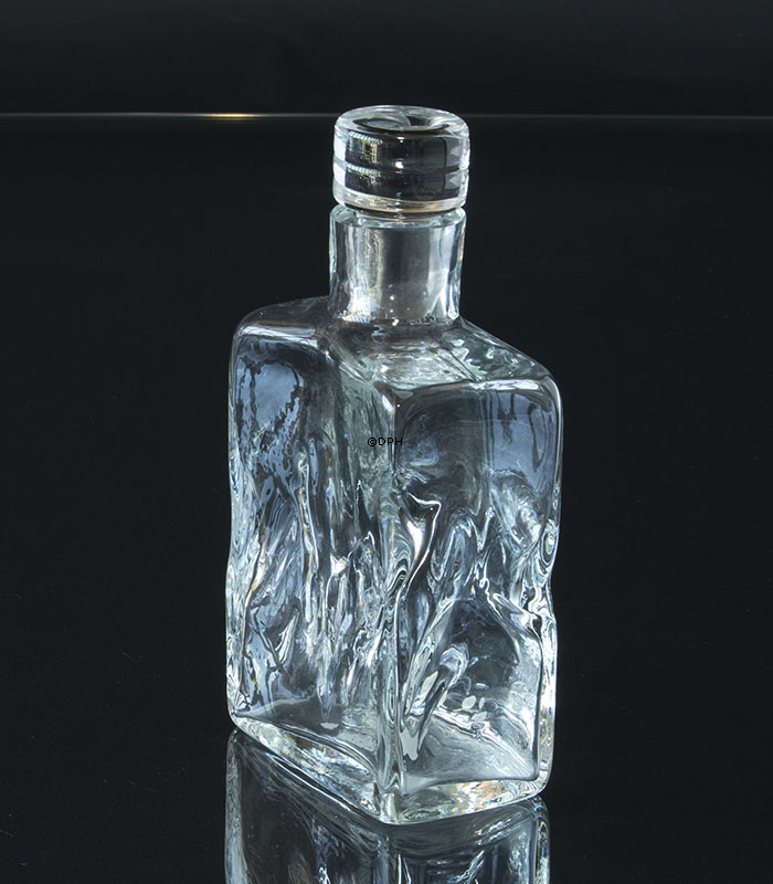 Firkantet karaffel i glas, Holmegaard