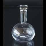 Karaffel i glas med sølvkrave i sterling sølv, Georg Jensen
