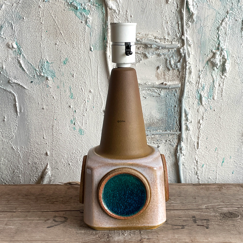 Karaffel i glas med sølvkrave i sterling sølv, Georg Jensen