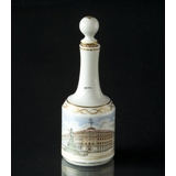 White carafe with overglaze decoration, Royal Copenhagen, specially made for EAC (1980-1984)