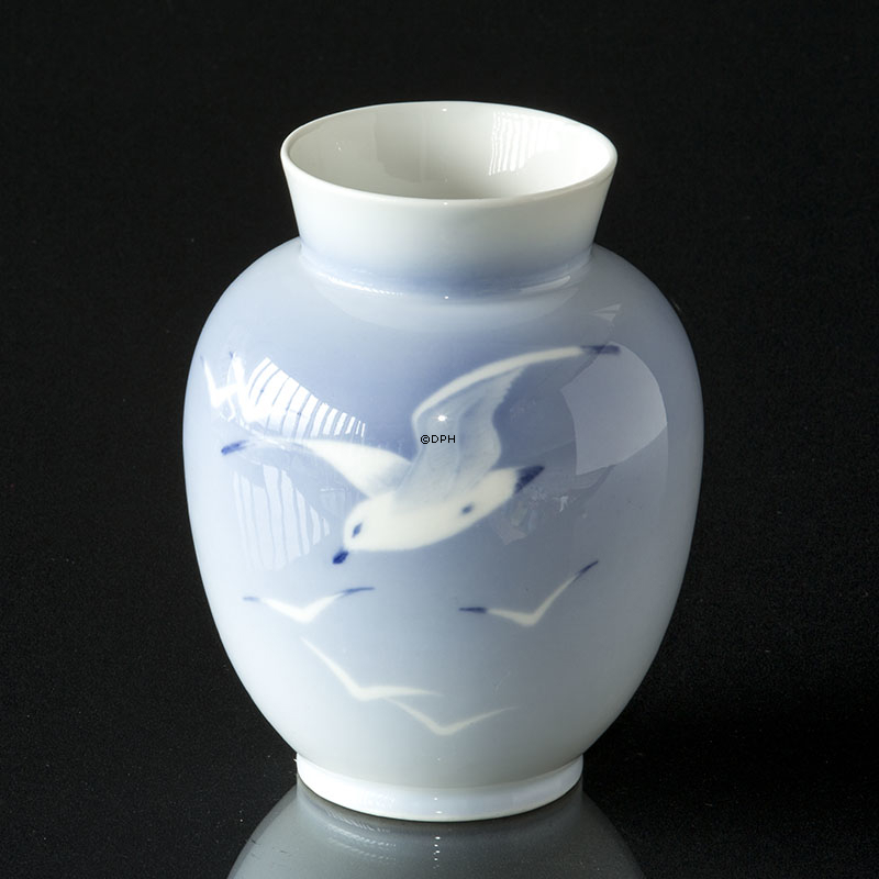 Vase med måger, Royal Copenhagen (1894-1900)
