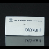Royal Copenhagen Handlerskilt  "Blåkant"