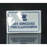 Royal Copenhagen Dealersign "Den kongelige Porcelainsfabrik" Danish