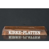 Kirkeplatteholder, træ