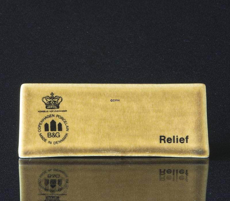 Bing & Grøndahl skilt,  Relief