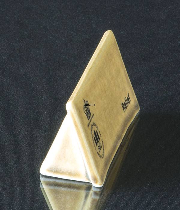 Bing & Grøndahl skilt,  Relief