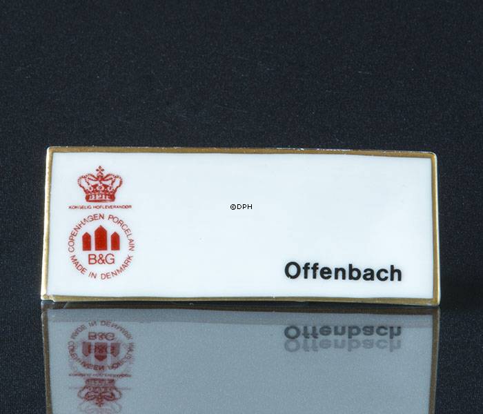 Bing & Grøndahl skilt,  Offenbach