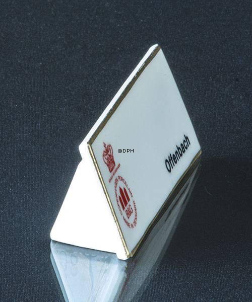 Bing & Grøndahl skilt,  Offenbach