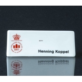 Bing & Grøndahl skilt, Henning Koppel