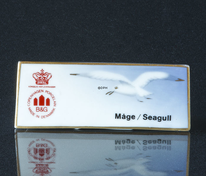 Bing & Grøndahl skilt, Måge