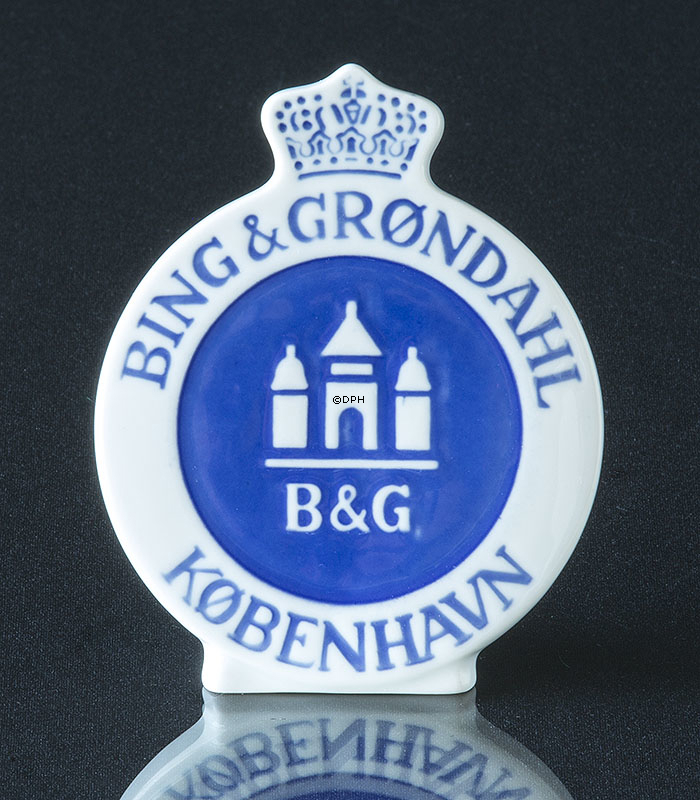 Bing & Grøndahl skilt, København