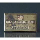 Bing & Grøndahl skilt, Stentøj