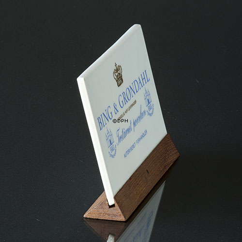 Bing & Grøndahl skilt, Autoriseret forhandler