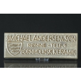 Michael Andersen Bornholm Keramik Schild