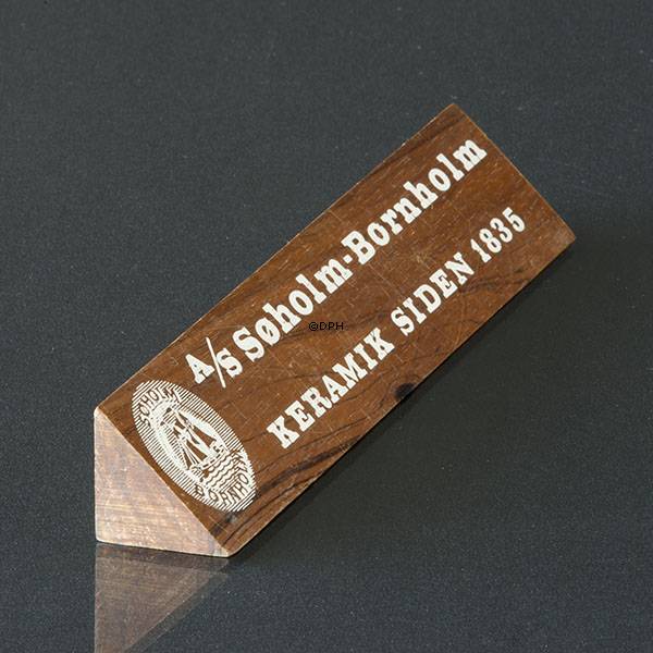 Søholm Bornholm skilt, træ