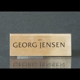 Georg Jensen sign in metal