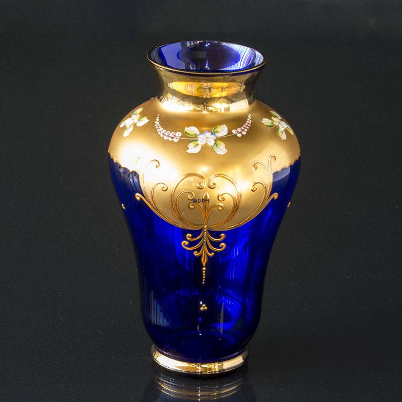 Bømisk Glas vase, vintage