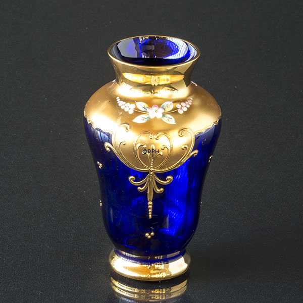 Bømisk Glas vase, vintage